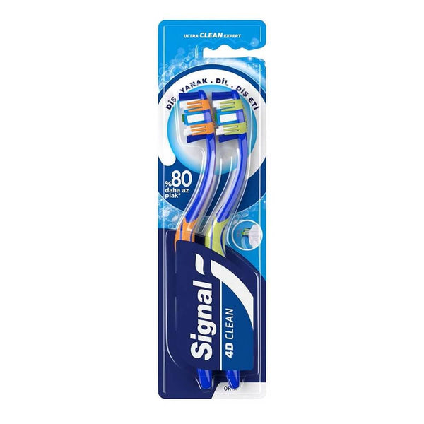 Signal 4D Clean Expert Diş Fırçası 1+1