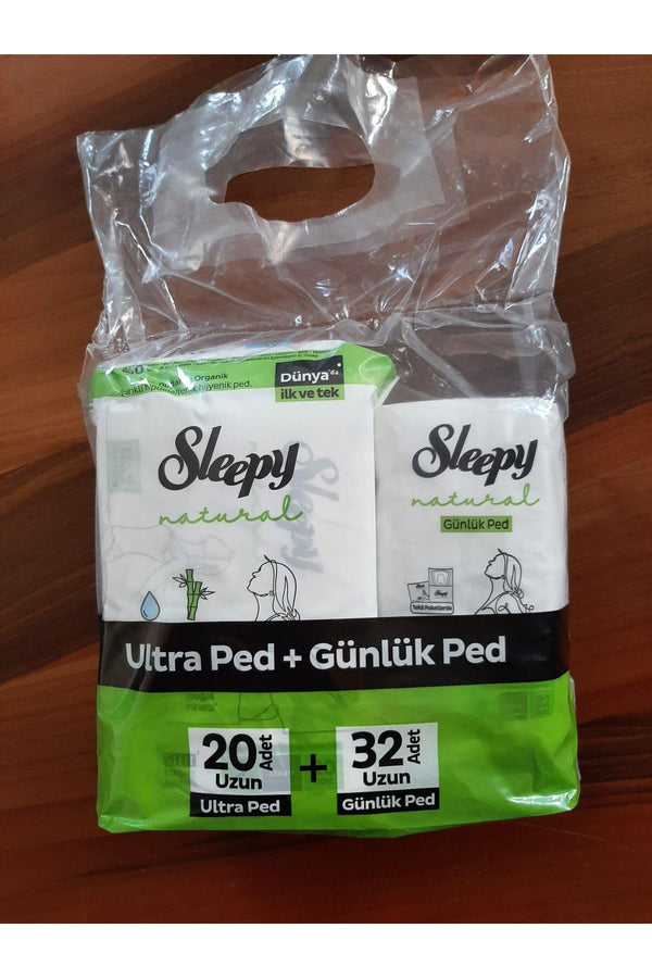 Sleepy Ultra Ped 20'li + Günlük Ped 32'li Ekonomik Paket