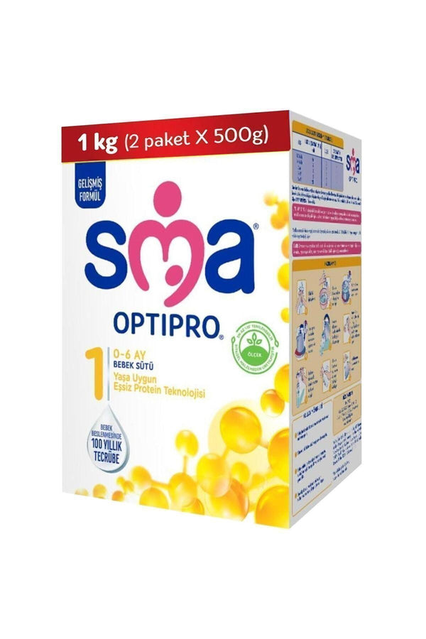 SMA Optipro Probiyotik 0-6 Ay Bebek Sütü 1000 gr (2x500gr)