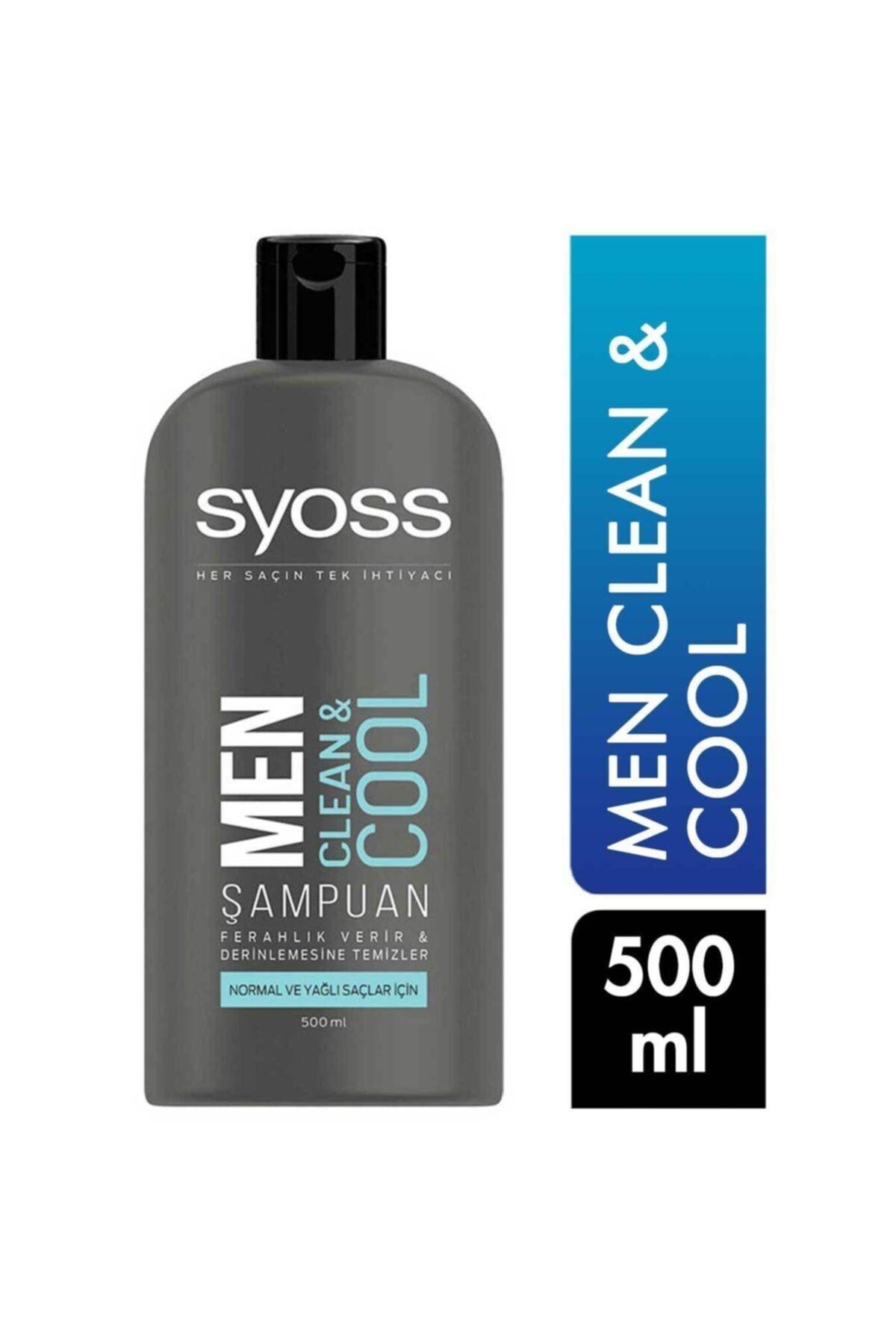 Syoss Men Clean Cool Şampuan 500 ml