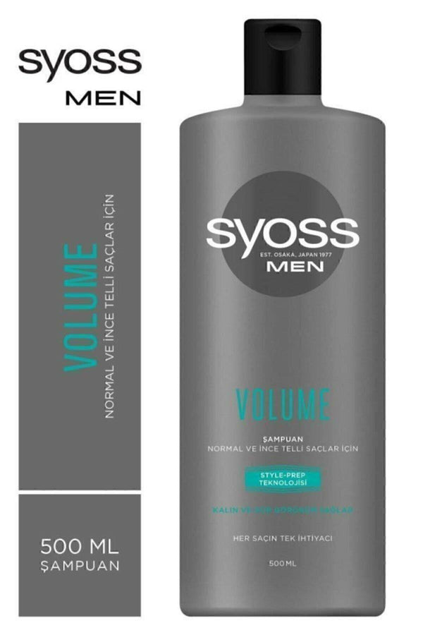 Syoss Men Volume Şampuan 500 ml - Kalın ve Gür Görünüm İçin