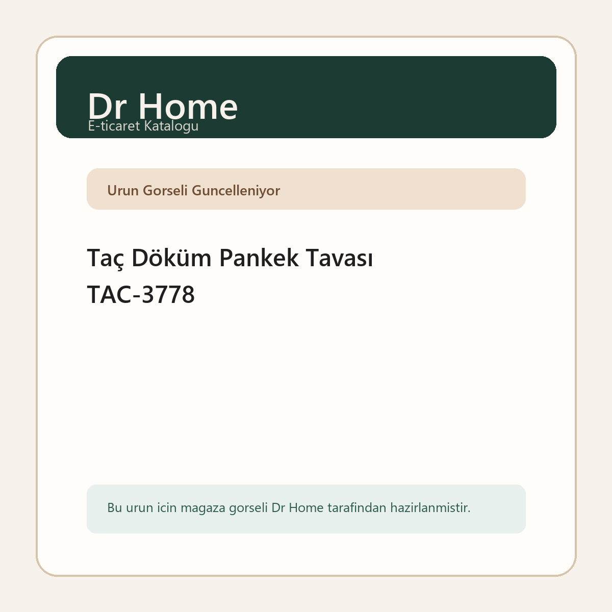 Taç Döküm Pankek Tavası TAC-3778