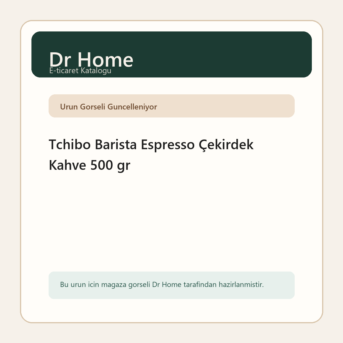 Tchibo Barista Espresso Çekirdek Kahve 500 gr