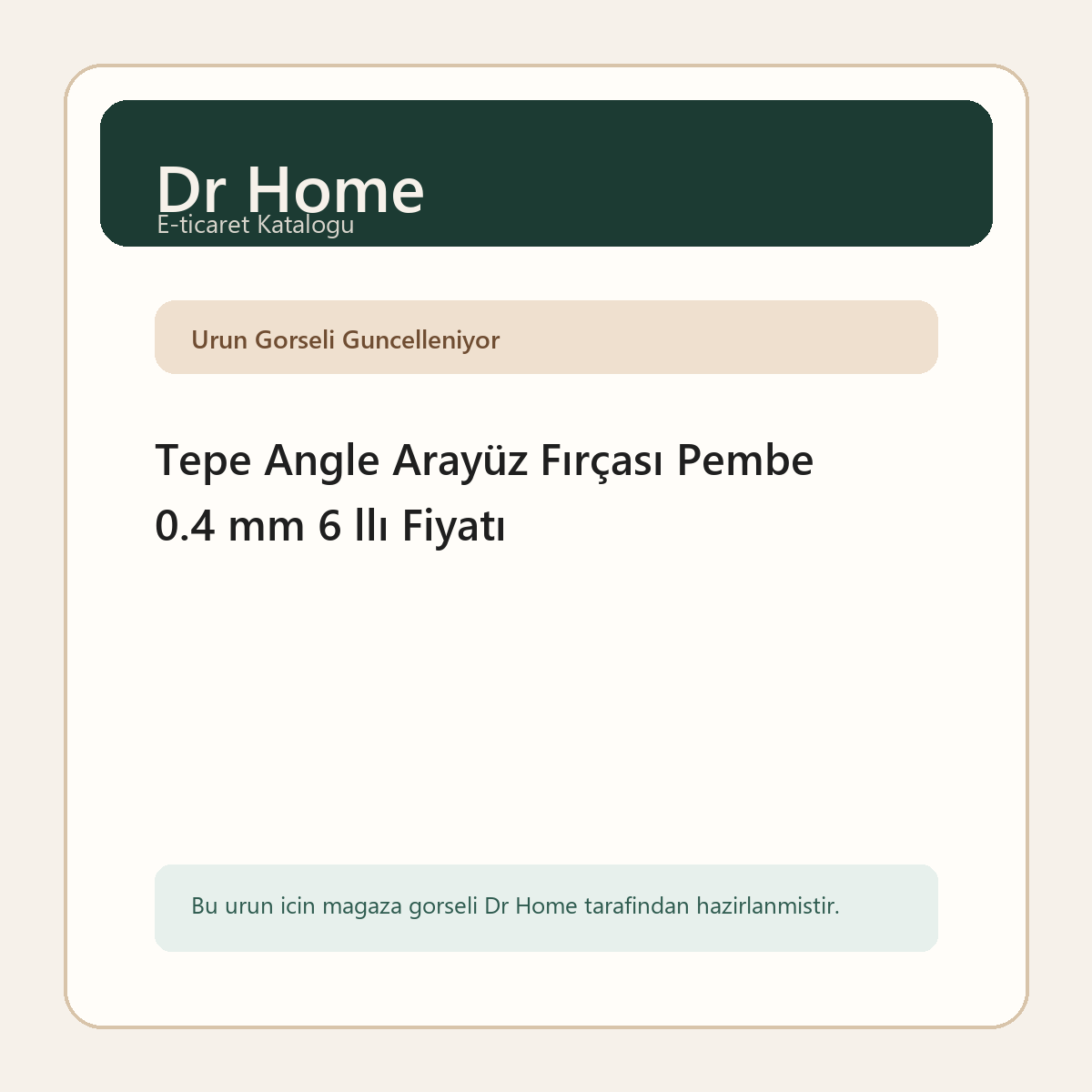 Tepe Angle Arayüz Fırçası Pembe 0.4 mm 6 llı Fiyatı