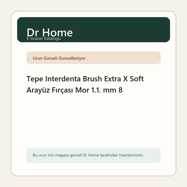 Tepe Interdenta Brush Extra X Soft Arayüz Fırçası Mor 1.1. mm 8