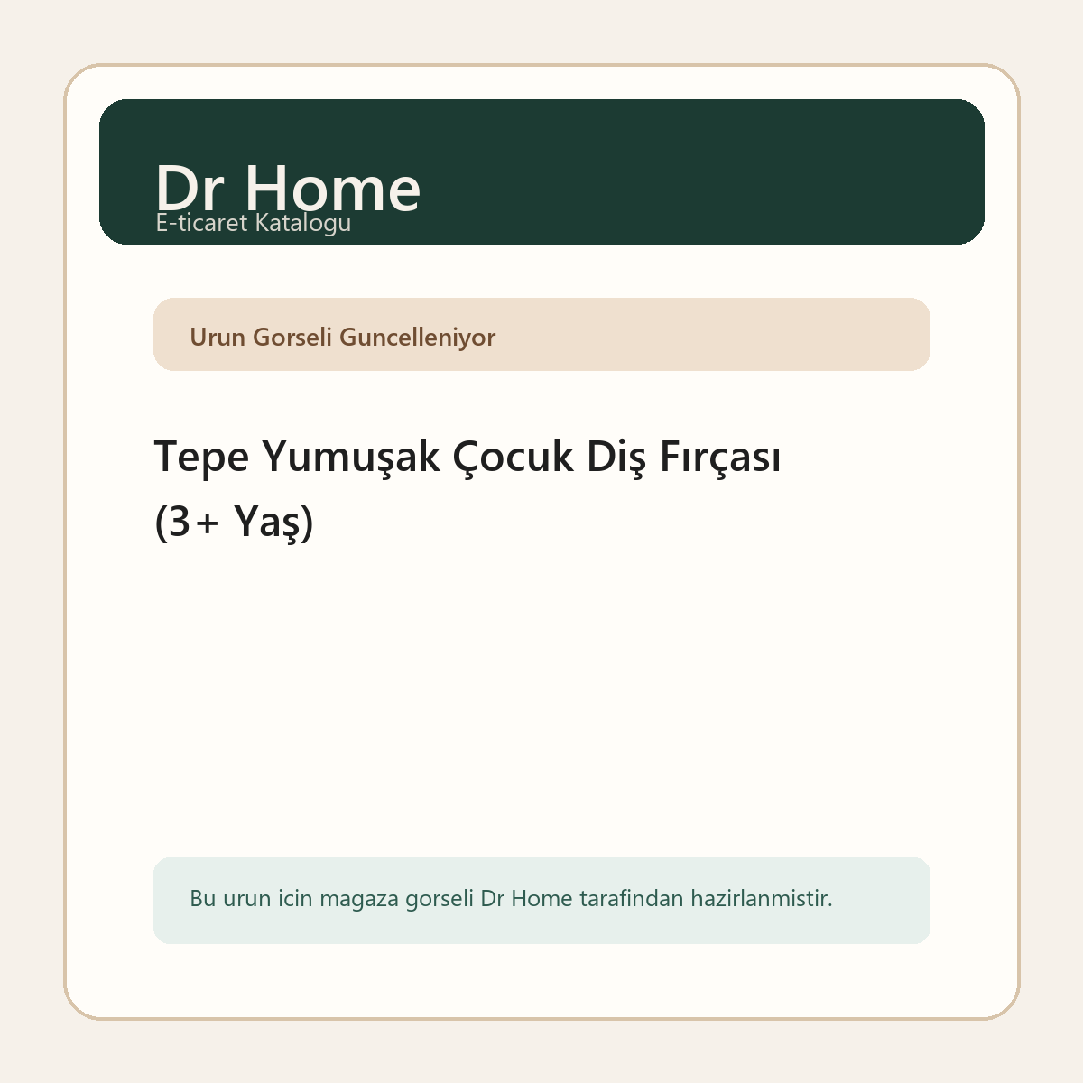 Tepe Yumuşak Çocuk Diş Fırçası (3+ Yaş)