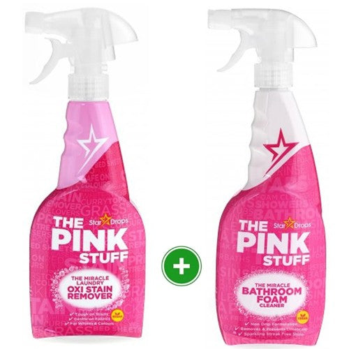 The Pink Stuff Temizlik Oxi Leke Çıkarıcı 500 ml + Banyo Köpük