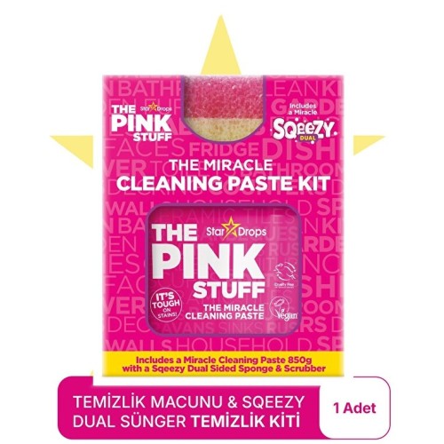 ThePinkStuff Mucizevi Temizlik Macunu 850 gr + Dual Çift Traflı