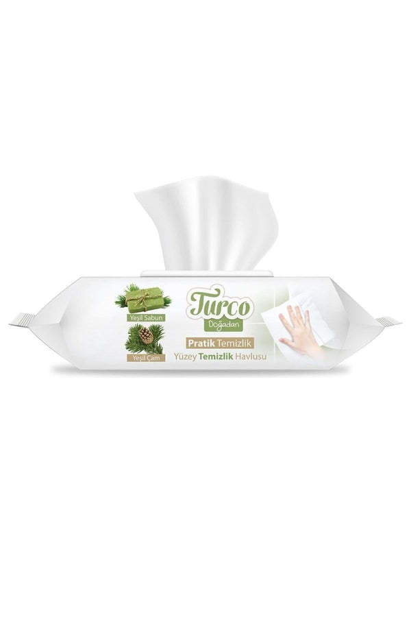 Turco Doğadan Pratik Temizlik Turco Doğadan Pratik Yüzey Temizlik Havlusu 100 yaprak