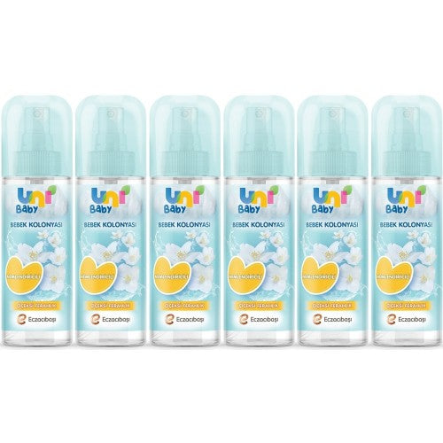 Uni Baby Kolonya Çiçeksi Kokular 150 ml x 6 Adet Fiyatı