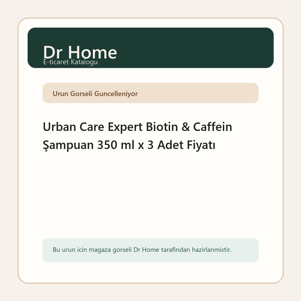 Urban Care Expert Biotin & Caffein Şampuan 350 ml x 3 Adet Fiyatı