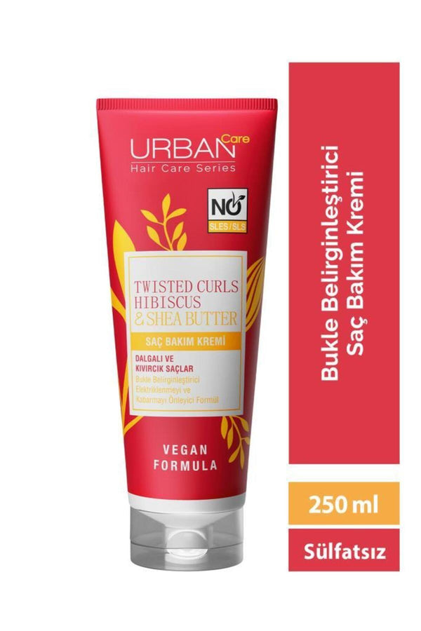 Urban Care Hibiscus&shea Butter Kıvırcık Ve Dalgalı Saçlara Özel Saç Kremi-sülfatsız-250ml-vegan