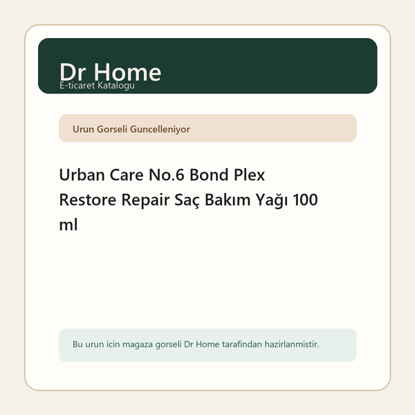 Urban Care No.6 Bond Plex Restore Repair Saç Bakım Yağı 100 ml
