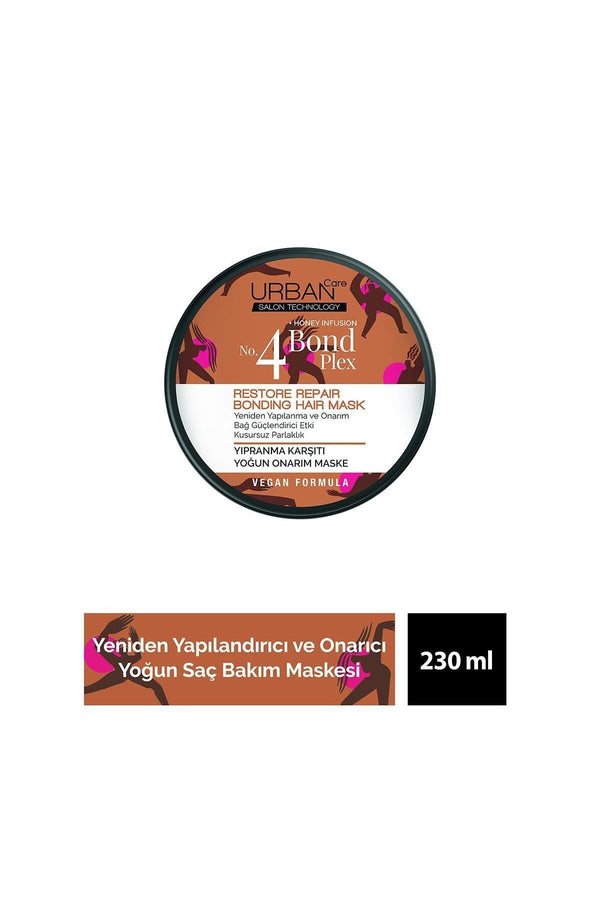Urban Care No.4 Bond Plex Restore Repair Yıpranma Karşıtı Yoğun Onarım Maskesi 230 Ml-vegan
