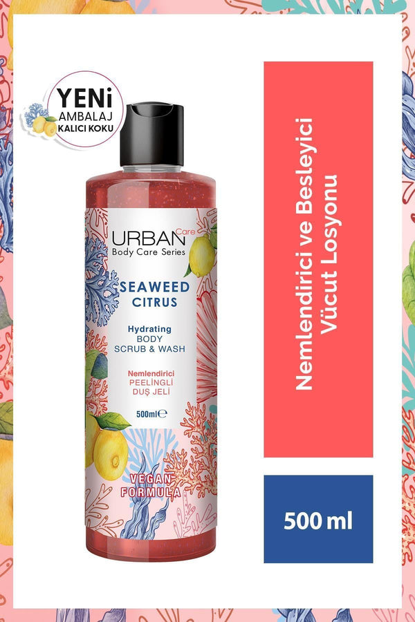 Urban Care Seaweed Citrus Nemlendirici Ve Besleyici Peelingli Duş Jeli 500 Ml-vegan