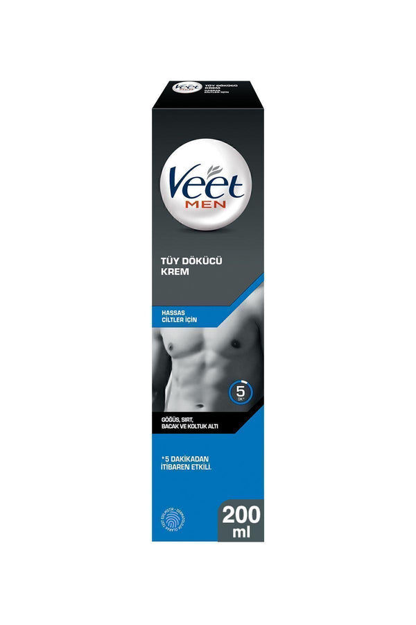 Veet Men Erkeklere Özel Tüy Dökücü Krem Hassas Ciltler 200 ml