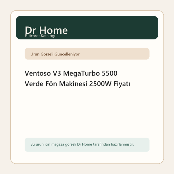 Ventoso V3 MegaTurbo 5500 Verde Fön Makinesi 2500W Fiyatı