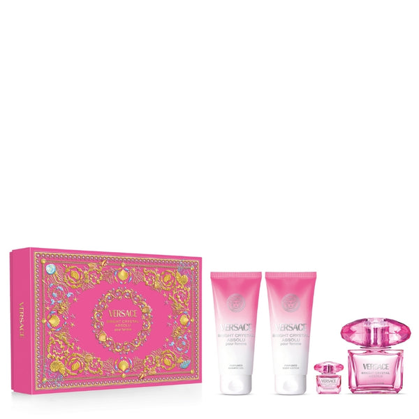 Versace Bright Crystal Absolu Kadın Parfüm Edp 90 Ml + Shower Gel 100 Ml + Body Lotion 100 Ml + Edp 5 Ml Set