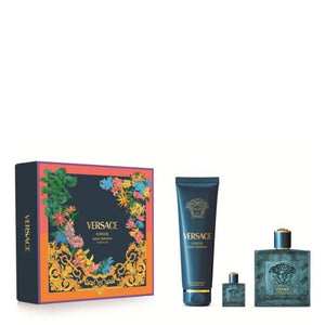 Versace Eros Erkek Parfüm 100 Ml + Shower Gel 150 Ml + Edp 5 Ml Set