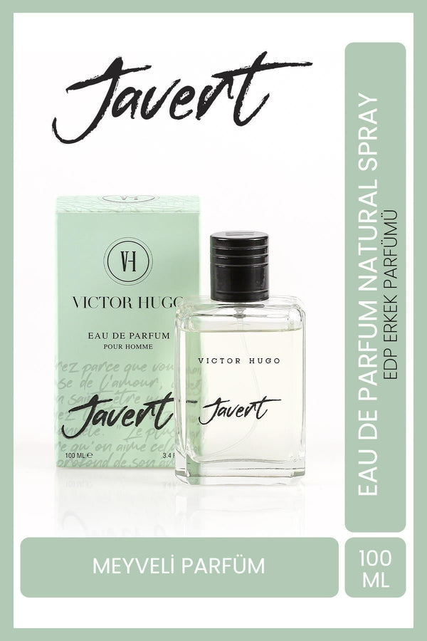 Victor Hugo EDP Erkek Parfüm Javert 100 ml | Meyveli | Narenciye, Ananas, Yasemin, Menekşe, Gül, Paçuli, Sedir