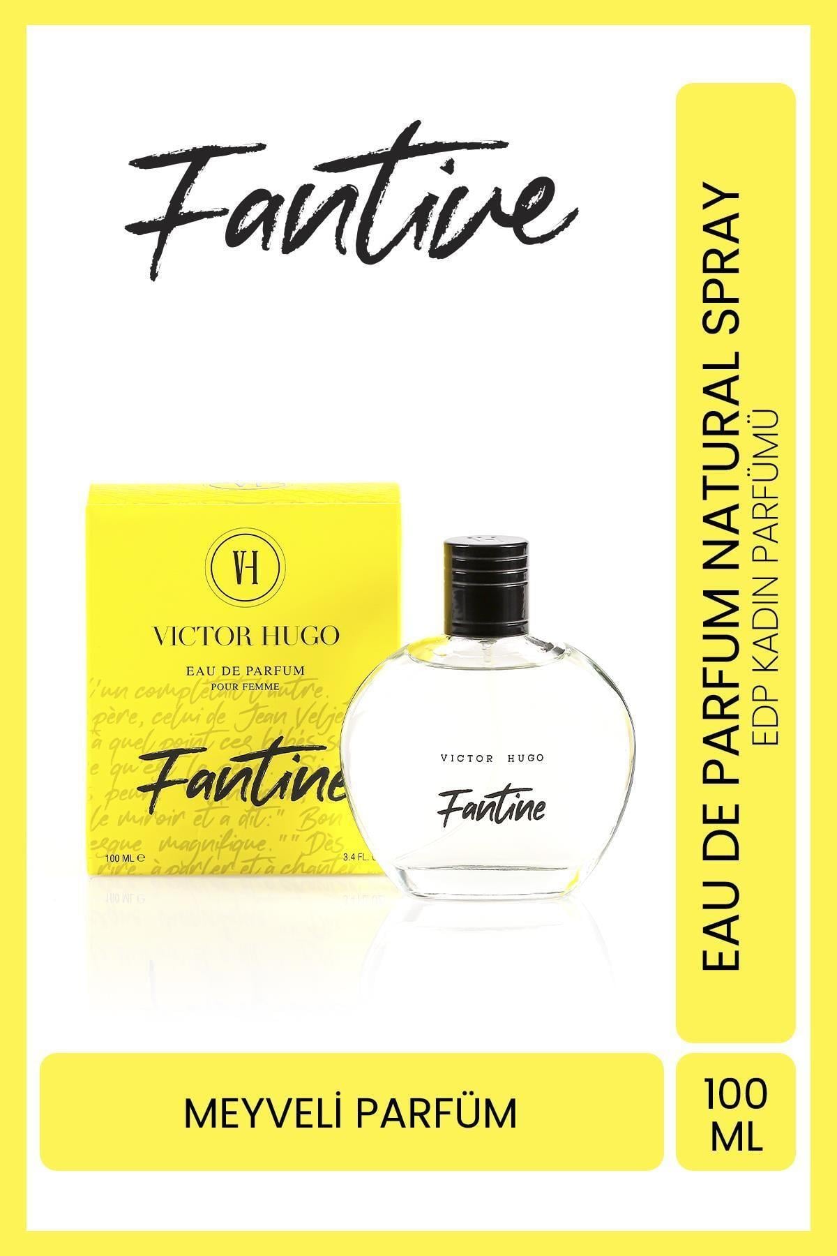 Victor Hugo EDP Kadın Parfüm Fantine 100 ml | Meyveli | Çilek, Ananas, Yasemin, Amber, Şakayık, Zambak