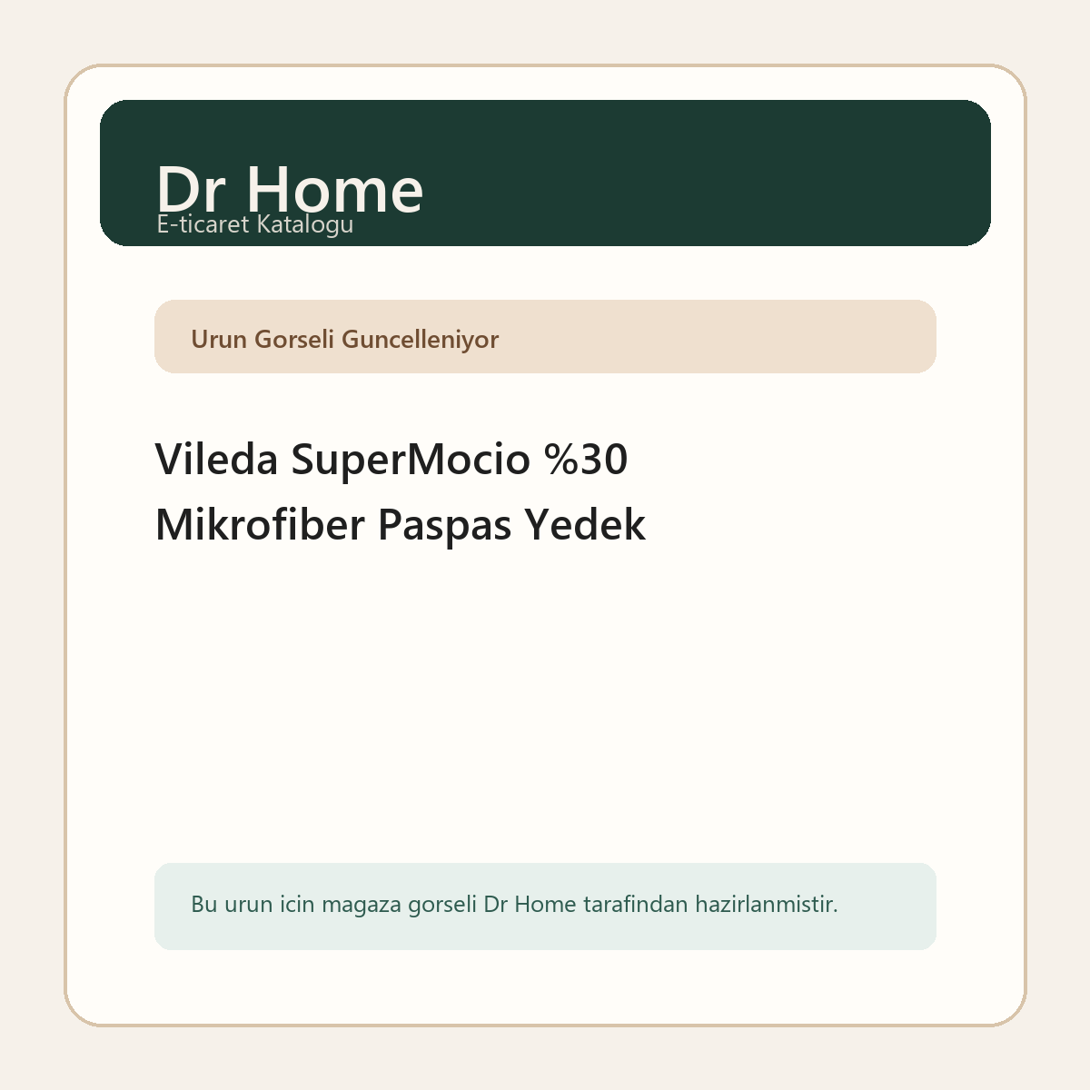Vileda SuperMocio %30 Mikrofiber Paspas Yedek
