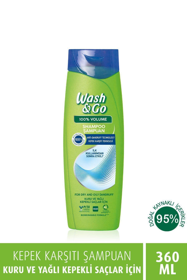 WASH&GO Kepek Karşıtı Şampuan 360 ml