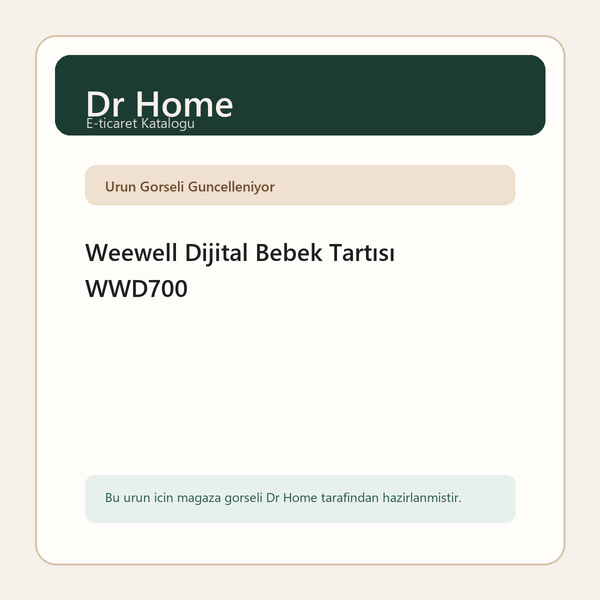 Weewell Dijital Bebek Tartısı WWD700