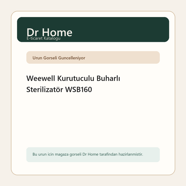 Weewell Kurutuculu Buharlı Sterilizatör WSB160