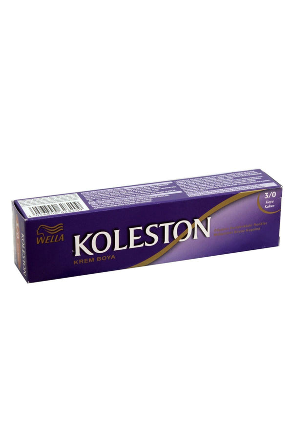 Wella Koleston Krem Tüp Saç Boyası - 3.0 Koyu Kahve