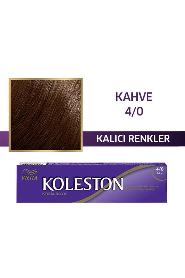 Wella Koleston Single Tüp Boya 4/0 Kahve