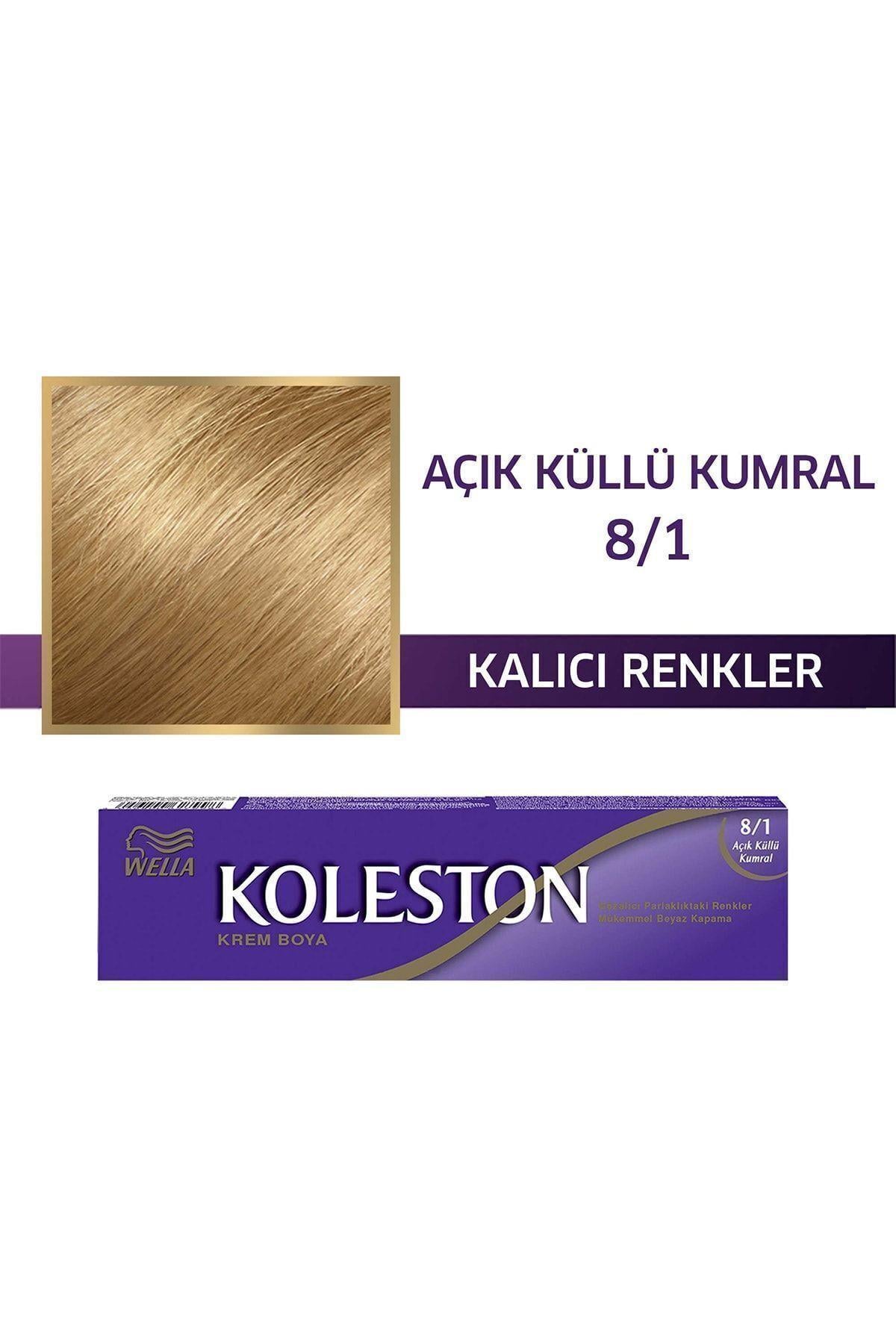 Wella Koleston Single Tüp Boya 8/1 Açık Küllü Kumral