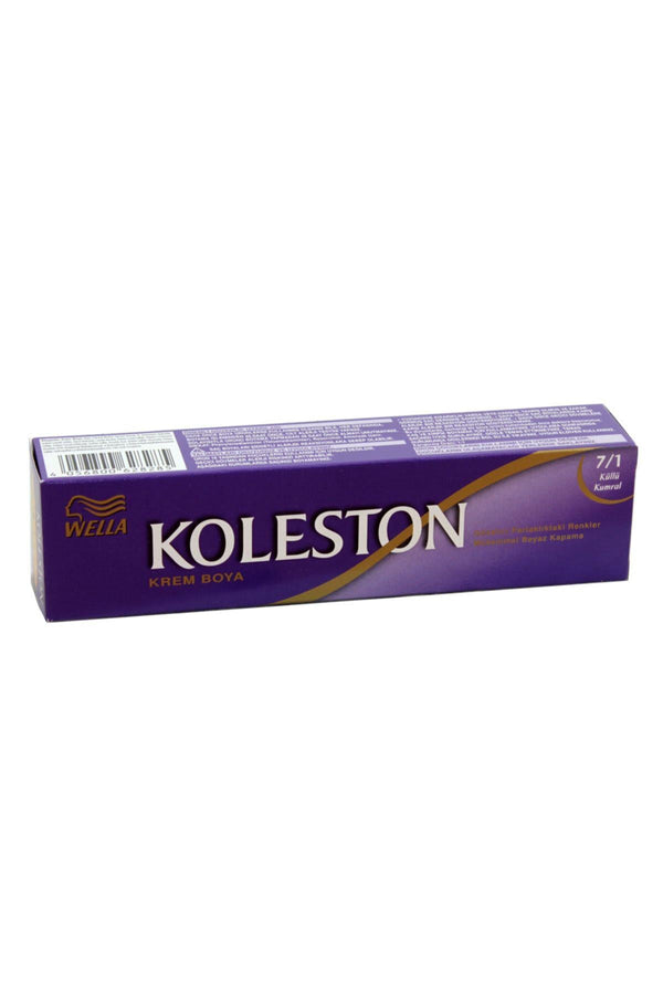 Wella Koleston Single Tüp Saç Boyası 7/1 Küllü Kumral