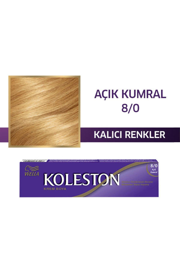 Wella Koleston Single Tüp Saç Boyası 8/0 Açık Kumral
