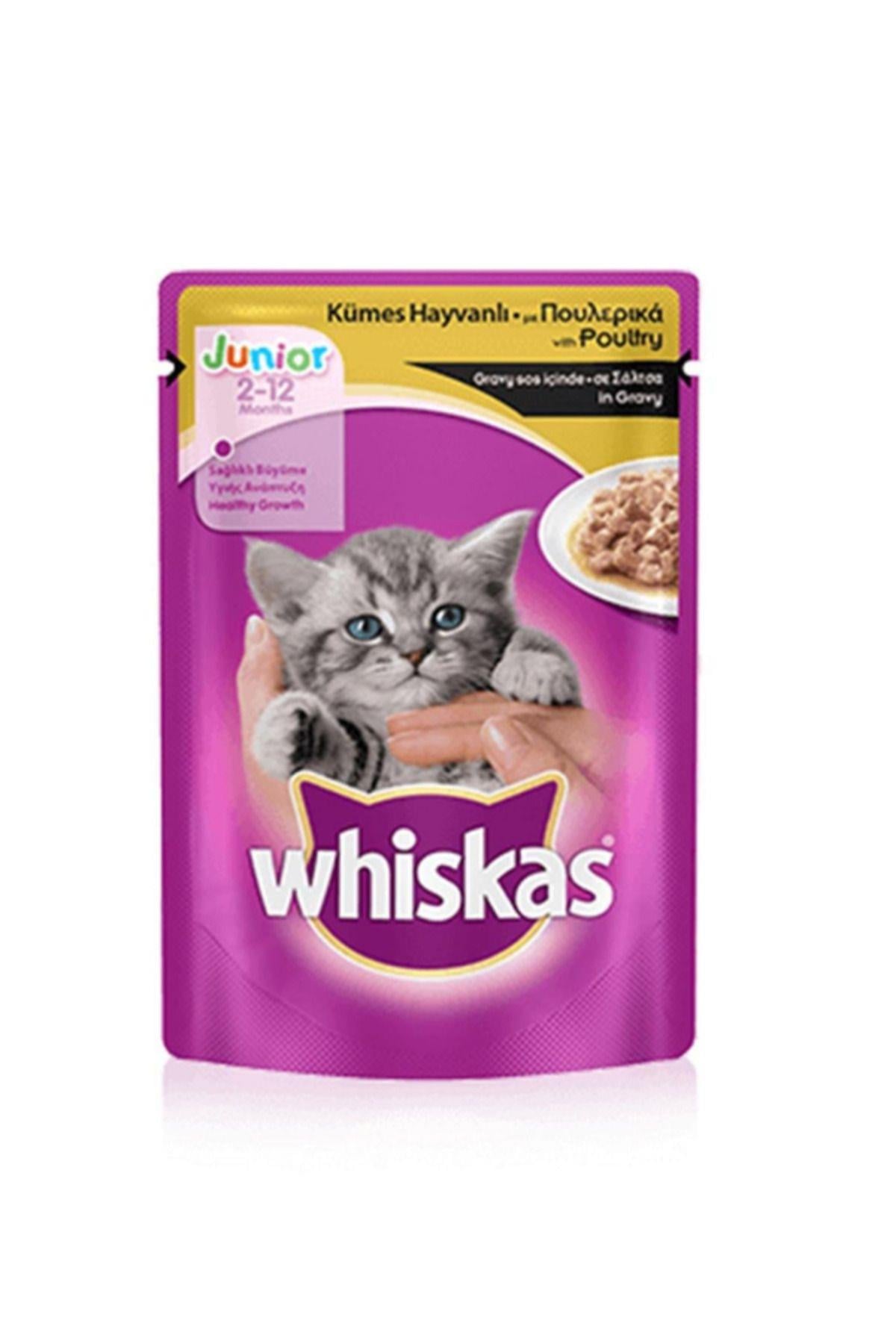 Whiskas Kümes Hayvanlı Pouch Poşet Yavru Kediler Için Tam Mama Konserve 85 Gr.