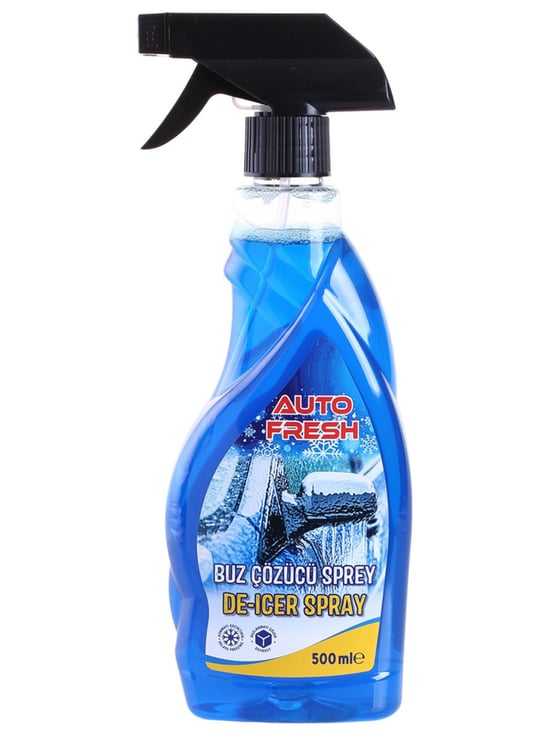 Autofresh Cam & Kaporta Buzlanma Önleyici Araç Buz Çözücü Sprey 500 Ml