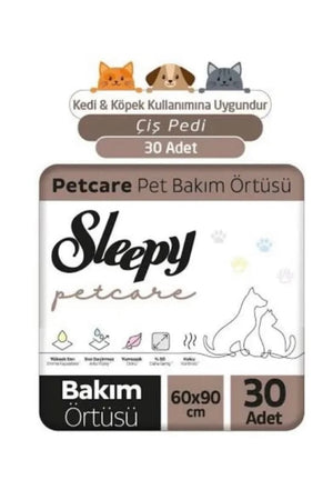 Sleepy Petcare 60x90 Cm 30'lu Pet Bakım Örtüsü