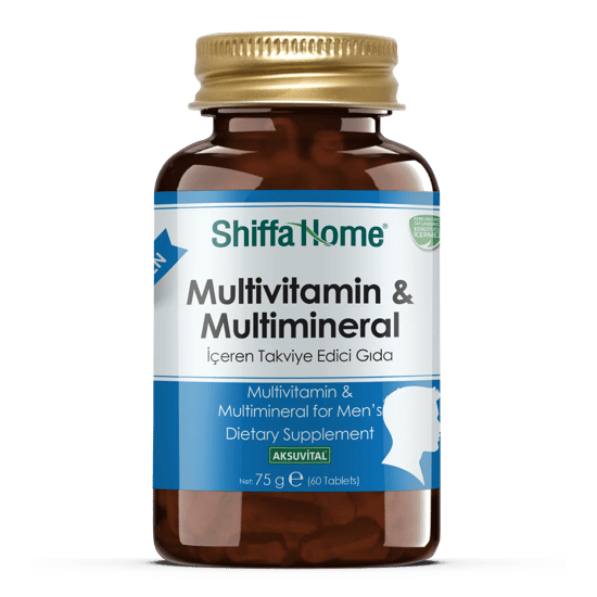 Shiffa Home Multivitamin & Multimineral Erkek 1260 Mg 60 Tablet
