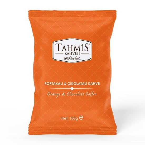 Tahmis Tek Paket Portakallı Çikolatalı Türk Kahvesi 100 Gr