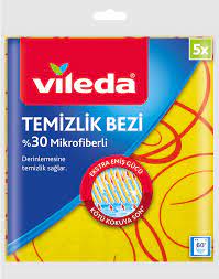 Vileda 30% Mikrofiber Temizlik Bezi 5 li