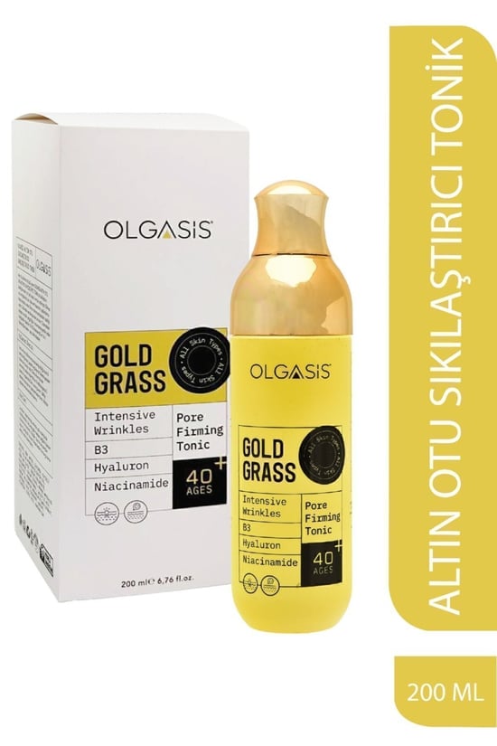 Olgasis Gold Grass Tonic 40 Altın Otu Sıkılaştırıcı & Yaşlanma Karşıtı Gözenek Tonik 200 Ml