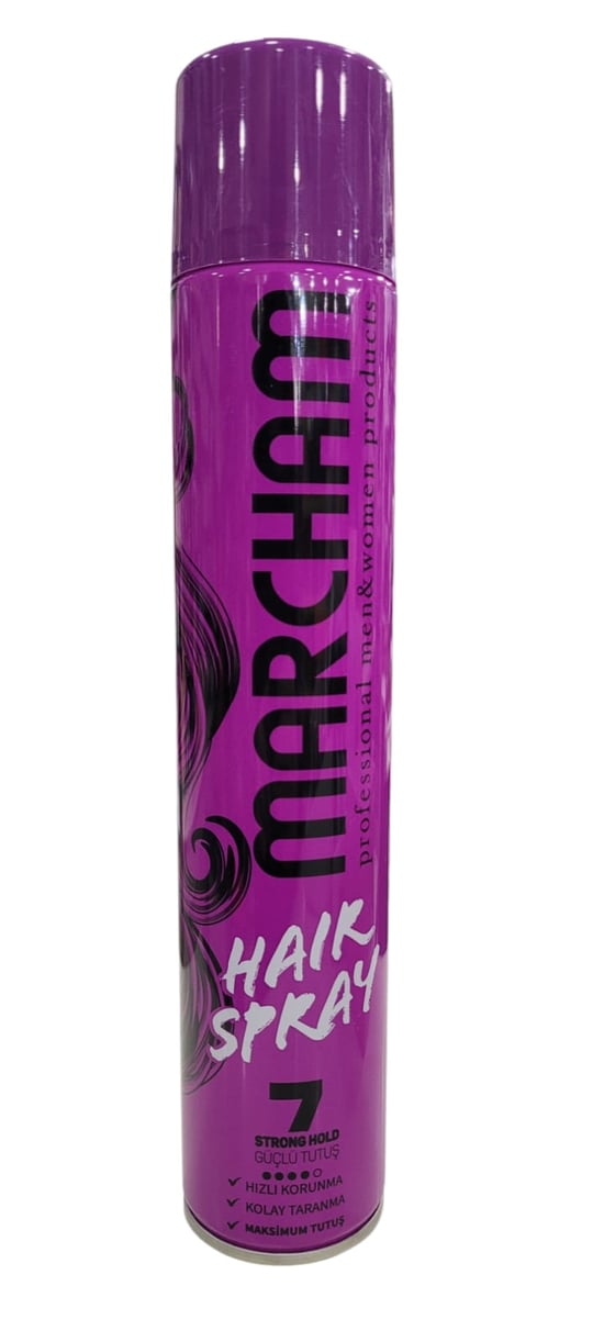 Marcham Strong Hold Saç Spreyi Mor 400 Ml
