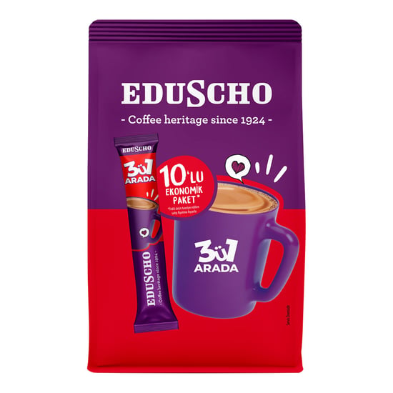 Tchibo Eduscho 3'ü 1 Arada 17,5g X 10'lu Paket Kahve