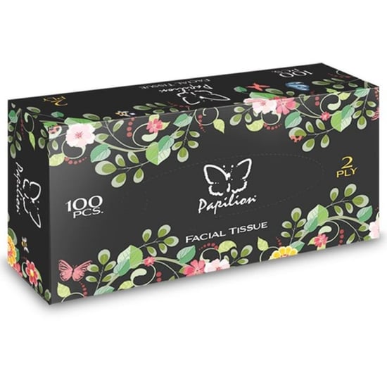 Papilion Kutu Mendil Çiçek 100'lü