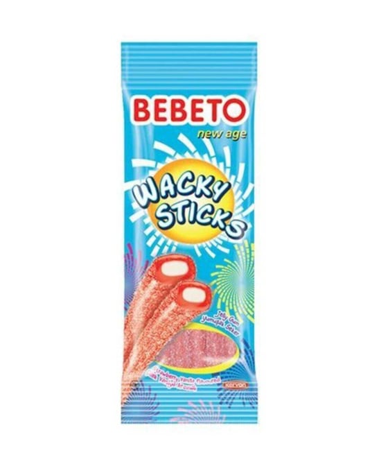 Bebeto Wacky Stcks Çilek Vanilya Şekerleme 75 Gr