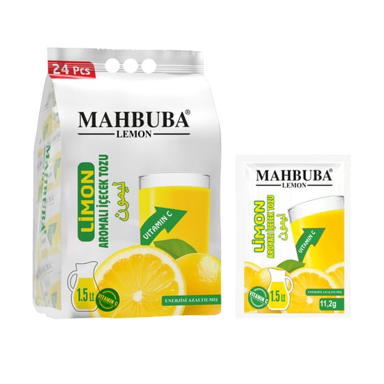 Mahbuba Limon İçecek Tozu 11,2 Gr 24 Lü