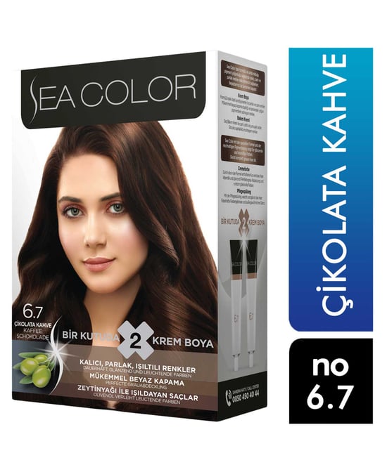 Sea Color Saç Boyası 6.7 Çikolata Kahve