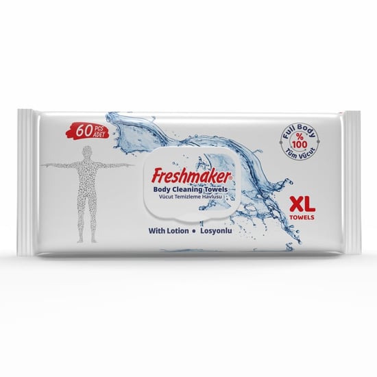 Freshmaker Vücut Temizleme Havlusu Kapaklı 60'lı