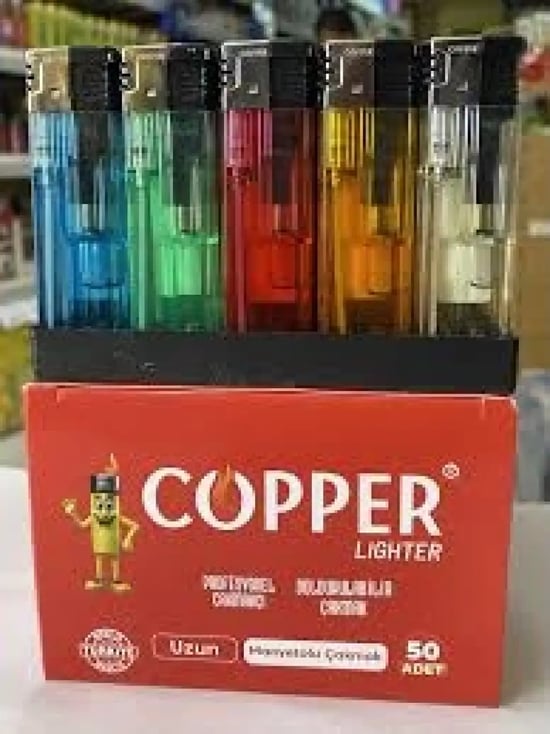 Copper Uzun Manyetolu Çakmak 50li