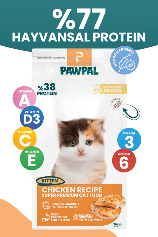 Pawpal Tavuklu Süper Premium Yavru Kedi Maması 2kg